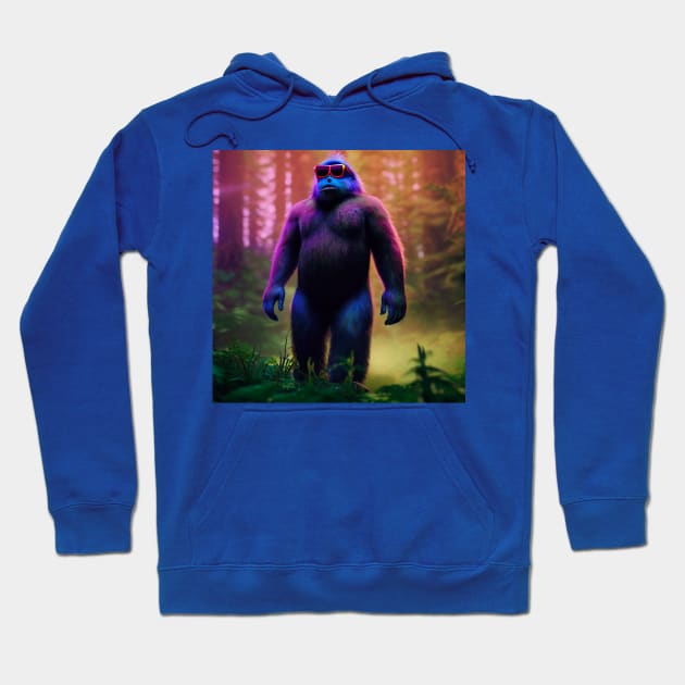 Dope Sasquatch in Nature Hoodie by Grassroots Green